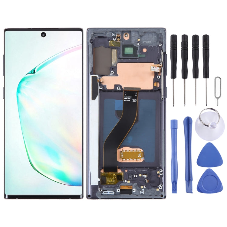 6.28 inch OLED LCD Screen For Samsung Galaxy Note10 SM-N970F Digitizer Full Assembly With Frame
