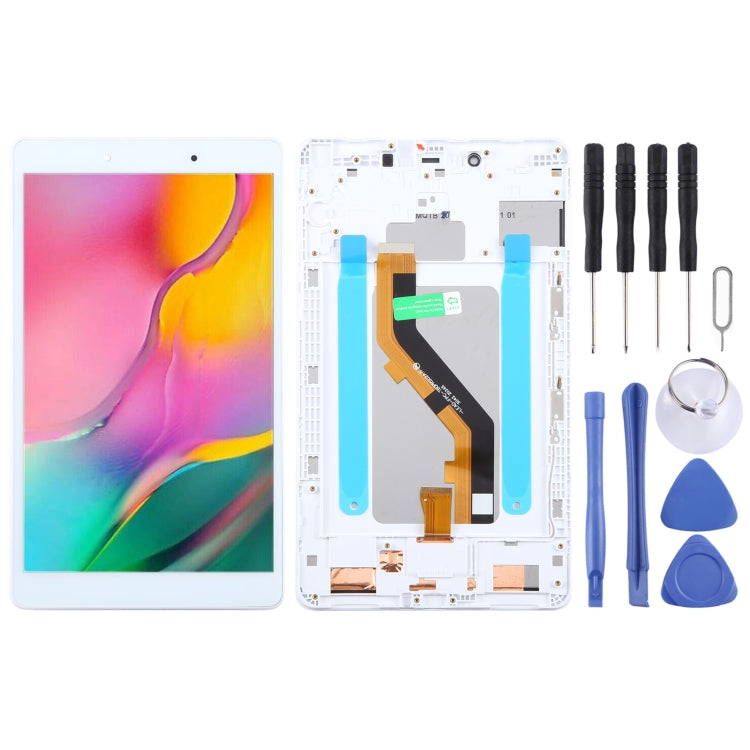 For Samsung Galaxy Tab A 8.0 2019 SM-T290 WiFi Edition Original LCD Screen Digitizer Full Assembly with Frame