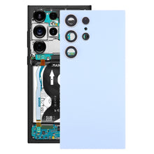 Load image into Gallery viewer, For Samsung Galaxy S24 Ultra SM-S928B OEM Battery Back Cover with Camera Lens Cover, For Samsung Galaxy S24 Ultra(with Camera Lens Frame), For Samsung Galaxy S24 Ultra(with Camera Lens)