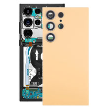 Load image into Gallery viewer, For Samsung Galaxy S24 Ultra SM-S928B OEM Battery Back Cover with Camera Lens Cover, For Samsung Galaxy S24 Ultra(with Camera Lens), For Samsung Galaxy S24 Ultra(with Camera Lens Frame)