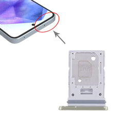 Load image into Gallery viewer, For Samsung Galaxy A55 SM-A556B Original SIM Card Tray + SIM / Micro SD Card Tray, For Samsung Galaxy A55