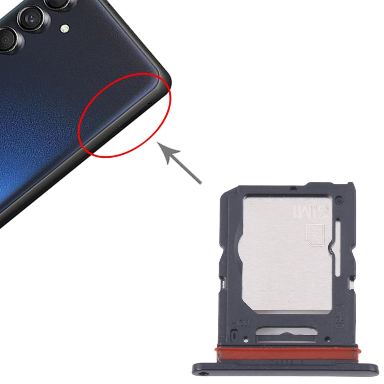 For Samsung Galaxy M55 SM-M556B Original SIM Card Tray + SIM Card Tray / Micro SD Card Tray