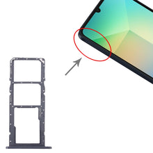 Load image into Gallery viewer, For Samsung Galaxy A06 SM-A065F Original SIM Card Tray + SIM Card Tray + Micro SD Card Tray