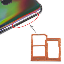 Load image into Gallery viewer, For Galaxy A40 SIM Card Tray + SIM Card Tray + Micro SD Card Tray, For Samsung Galaxy A40 (Dark Blue), For Samsung Galaxy A40, For Galaxy A40, For Galaxy A40(Red)