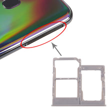 Load image into Gallery viewer, For Galaxy A40 SIM Card Tray + SIM Card Tray + Micro SD Card Tray, For Samsung Galaxy A40 (Dark Blue), For Samsung Galaxy A40, For Galaxy A40, For Galaxy A40(Red)