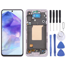 Load image into Gallery viewer, For Samsung Galaxy A55 SM-A556B OLED LCD Screen Digitizer Full Assembly with Frame