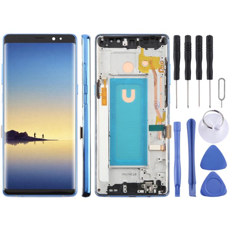 For Samsung Galaxy Note8 SM-N950F 6.25 inch TFT LCD Screen Digitizer Full Assembly with Frame