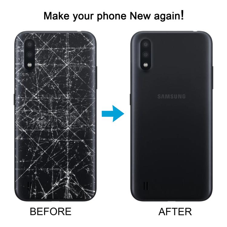 For Samsung Galaxy A01 SM-A015F Battery Back Cover with Camera Lens Cover