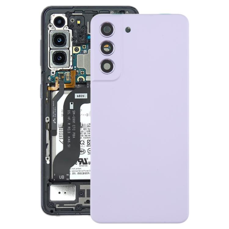For Samsung Galaxy S21 FE SM-G990B Back Cover with Camera Lens Cover