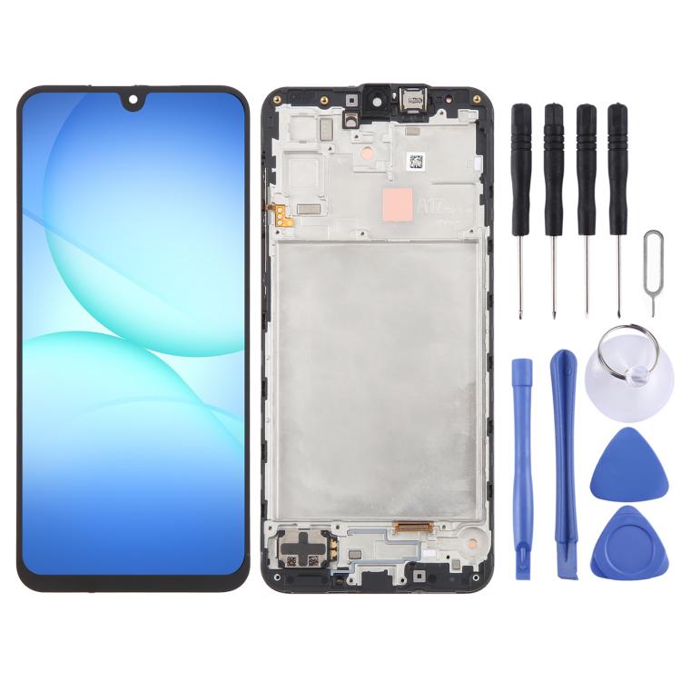 For Samsung Galaxy A17 4G SM-A175 Original LCD Screen Digitizer Full Assembly with Frame