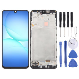 For Samsung Galaxy A17 4G SM-A175 Original LCD Screen Digitizer Full Assembly with Frame
