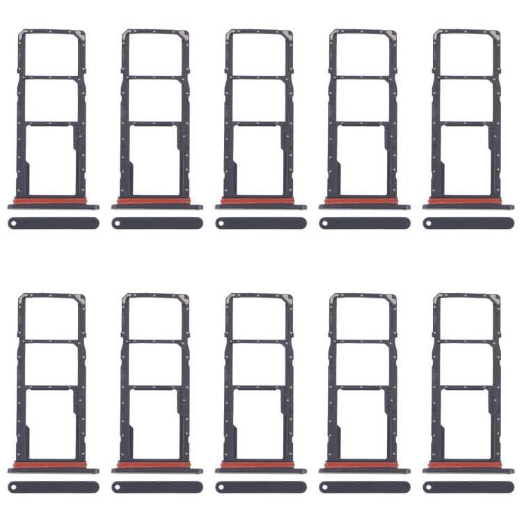 For Samsung Galaxy A07 4G SM-A075F Original 10pcs SIM Card Tray + SIM Card Tray + Micro SD Card Tray