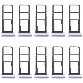 For Samsung Galaxy A07 4G SM-A075F Original 10pcs SIM Card Tray + SIM Card Tray + Micro SD Card Tray, For Samsung Galaxy A07 4G