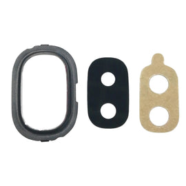 For Galaxy J4, J400F/DS, J400G/DS 10pcs Back Camera Bezel with Lens Cover & Adhesive
