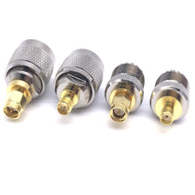 Load image into Gallery viewer, 4 PCS / Set UHF PL259 SO239 to SMA Plug RF Connector Test Converter