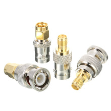 Load image into Gallery viewer, 4 PCS / Set SMA to BNC Connectors RF Adapter Test Converter Kit