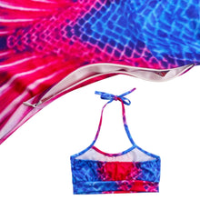 Load image into Gallery viewer, 3 PCS / Sets Children Swimming Mermaid Tails Bikini Cosplay Mermaid Swimwear, Size: 110