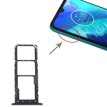 Load image into Gallery viewer, SIM Card Tray + SIM Card Tray + Micro SD Card Tray for Motorola Moto G8 Power Lite