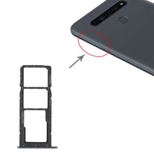 Load image into Gallery viewer, SIM Card Tray + SIM Card Tray + Micro SD Card Tray for LG K41S LMK410EMW LM-K410EMW LM-K410, For LG K41S (Double SIM)