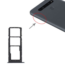 Load image into Gallery viewer, SIM Card Tray + SIM Card Tray + Micro SD Card Tray for LG K41S LMK410EMW LM-K410EMW LM-K410