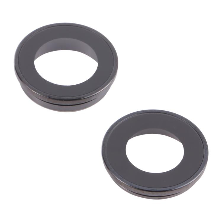 2 PCS Rear Camera Glass Lens Metal Inside Protector Hoop Ring for iPhone 13 / 13 Mini