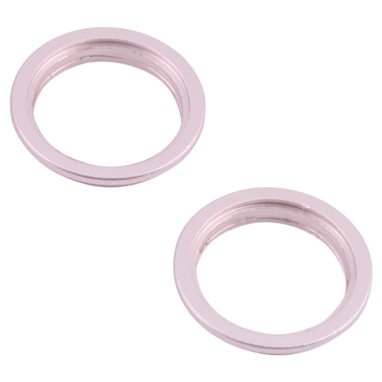 2 PCS Rear Camera Glass Lens Metal Outside Protector Hoop Ring for iPhone 13