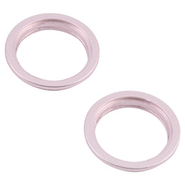 2 PCS Rear Camera Glass Lens Metal Outside Protector Hoop Ring for iPhone 13