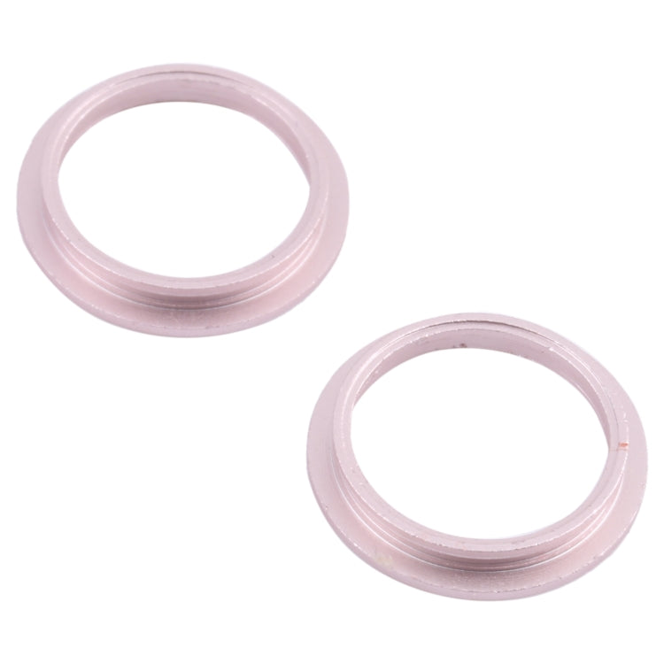 2 PCS Rear Camera Glass Lens Metal Outside Protector Hoop Ring for iPhone 13