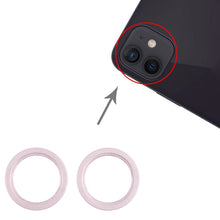 Load image into Gallery viewer, 2 PCS Rear Camera Glass Lens Metal Outside Protector Hoop Ring for iPhone 13