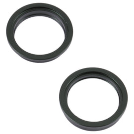 2 PCS Rear Camera Glass Lens Metal Outside Protector Hoop Ring for iPhone 13