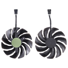 Load image into Gallery viewer, 1 Pair 88MM 4 Pin Computer Graphics Card Cooling Fan For Gigabyte GeForce GTX1060 1070 GTX1050ti GTX960 RX570 RX470