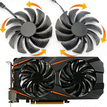 Load image into Gallery viewer, 1 Pair 88MM 4 Pin Computer Graphics Card Cooling Fan For Gigabyte GeForce GTX1060 1070 GTX1050ti GTX960 RX570 RX470
