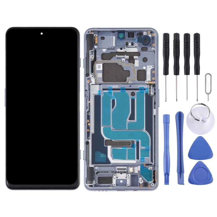 Original LCD Screen and Digitizer Full Assembly With Frame for Xiaomi Black Shark 4 / Black Shark 4 Pro SHARK PRS-H0, SHARK PRS-A0