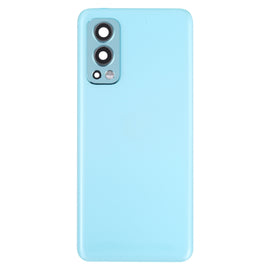 For OnePlus Nord 2 Battery Back Cover with Camera Lens Frame, For OnePlus Nord 2