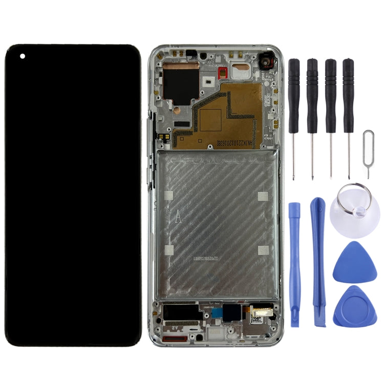 Original LCD Screen and Digitizer Full Assembly with Frame for Xiaomi Mi 11 M2011K2C, M2011K2G