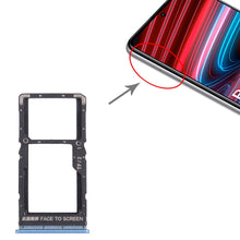 Load image into Gallery viewer, SIM Card Tray + SIM Card Tray / Micro SD Card Tray for Xiaomi Redmi Note 11 (China) 21091116AC / Redmi Note 11T 5G / Poco M4 Pro 5G 21091116AG, MZB0BGVIN