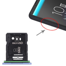 Load image into Gallery viewer, Original SIM Card Tray + SIM Card Tray / Micro SD Card Tray for Sony Xperia 10 III