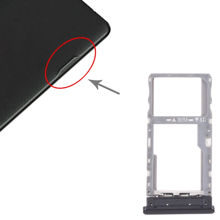 For Alactel Joy Tab 2 9032Z SIM Card Tray + Micro SD Card Tray