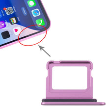 Load image into Gallery viewer, For iPhone 16 SIM Card Tray, For iPhone 16(Single SIM)