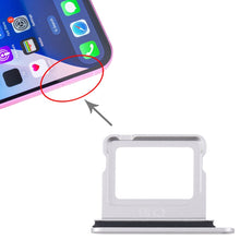 Load image into Gallery viewer, For iPhone 16 SIM Card Tray, For iPhone 16(Single SIM)