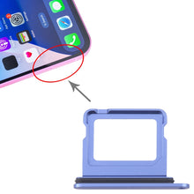 Load image into Gallery viewer, For iPhone 16 Plus SIM Card Tray, For iPhone 16 Plus(Single SIM), For iPhone 16 Plus (Single SIM)