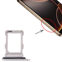 Load image into Gallery viewer, For iPhone 16 Pro Max SIM Card Tray, For iPhone 16 Pro Max(Single SIM)