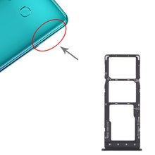 Load image into Gallery viewer, For Infinix Hot 9 Pro SIM Card Tray + SIM Card Tray + Micro SD Card Tray, For Infinix Hot 9 Pro