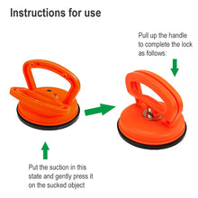 Load image into Gallery viewer, Large Car Dent Repair Puller Suction Cup Bodywork Panel Sucker, Large, Black, Large Orange