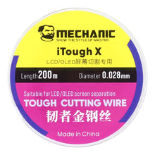 Load image into Gallery viewer, MECHANIC iTough X 200M 0.028MM LCD OLED Screen Cutting Wire, MECHANIC 0.028MM 200M