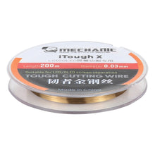 Load image into Gallery viewer, MECHANIC iTough X 200M 0.03MM LCD OLED Screen Cutting Wire, MECHANIC 0.03MM 200M