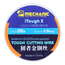 Load image into Gallery viewer, Mechanic iTough X 200M 0.04MM LCD OLED Screen Cutting Wire, Mechanic 0.04MM 200M