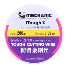 Load image into Gallery viewer, MECHANIC iTough X 200M 0.05MM LCD OLED Screen Cutting Wire, MECHANIC 0.05MM 200M
