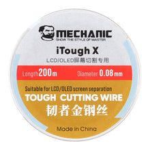 Load image into Gallery viewer, MECHANIC iTough X 200M 0.08MM LCD OLED Screen Cutting Wire, MECHANIC 0.08MM 200M