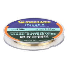 Load image into Gallery viewer, MECHANIC iTough X 200M 0.06MM LCD OLED Screen Cutting Wire, MECHANIC 0.06MM 200M